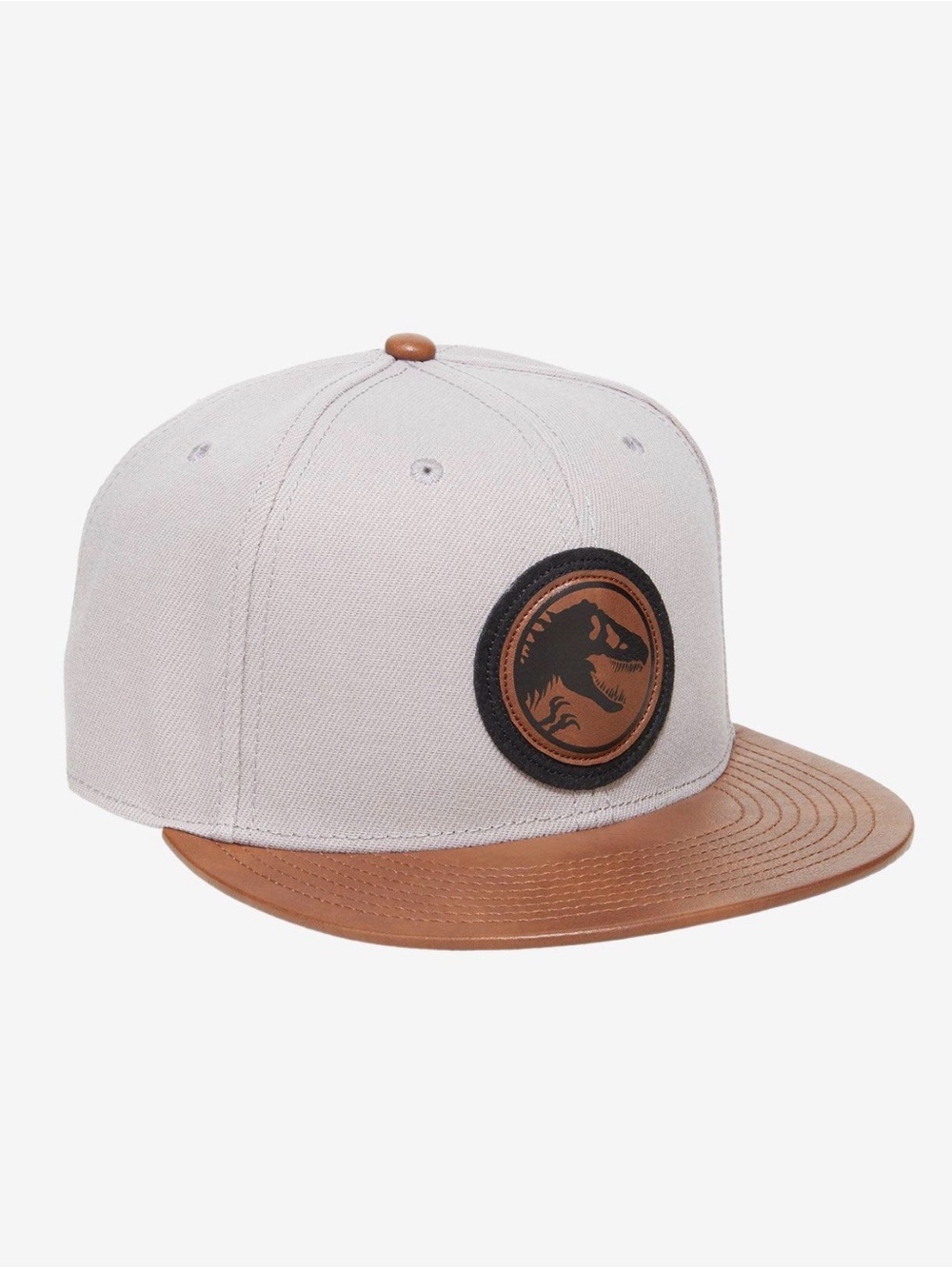 New Jurassic Park Dinosaur Patch Snapback Hat